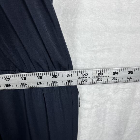 Michael Kors Women's Navy Blue Gold Zippered Scoop Neck Dress Sz XXL Plus 2XL - Picture 11 of 16